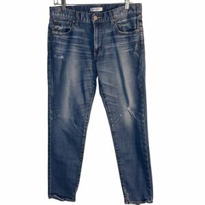 Moussy Vintage Straight Leg Jeans Size 30 Distressed Wash Made in Japan